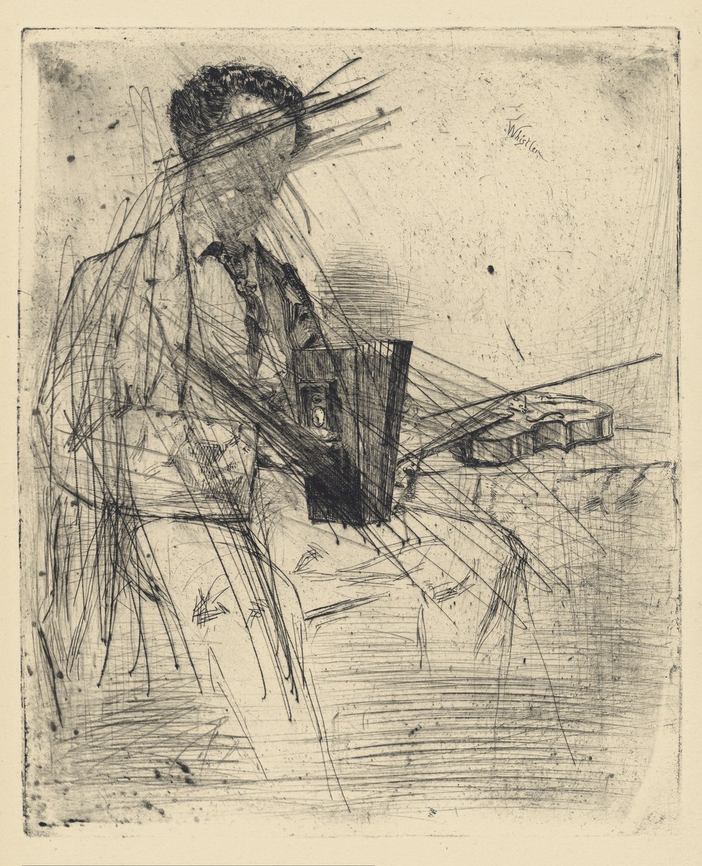 [76] Whistlerin - Ross Winansin peruutetuilta levyiltä otettuja vaikutelmia. tekijältä James Abbott McNeill Whistler