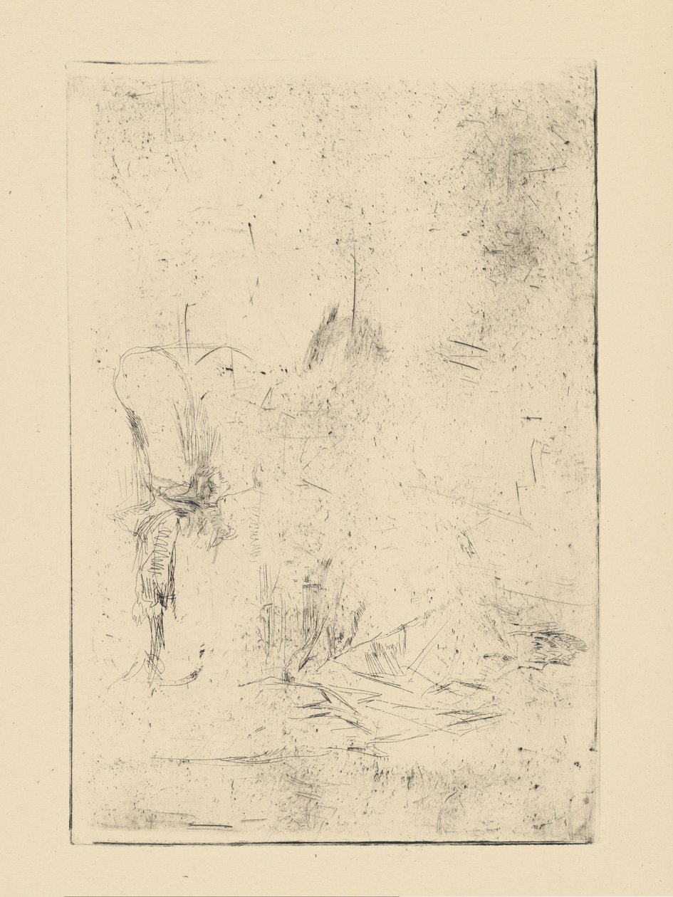 [76] Whistlerin peruutetuista levyistä tehdyt vaikutelmat - [Istuva kuva]. tekijältä James Abbott McNeill Whistler