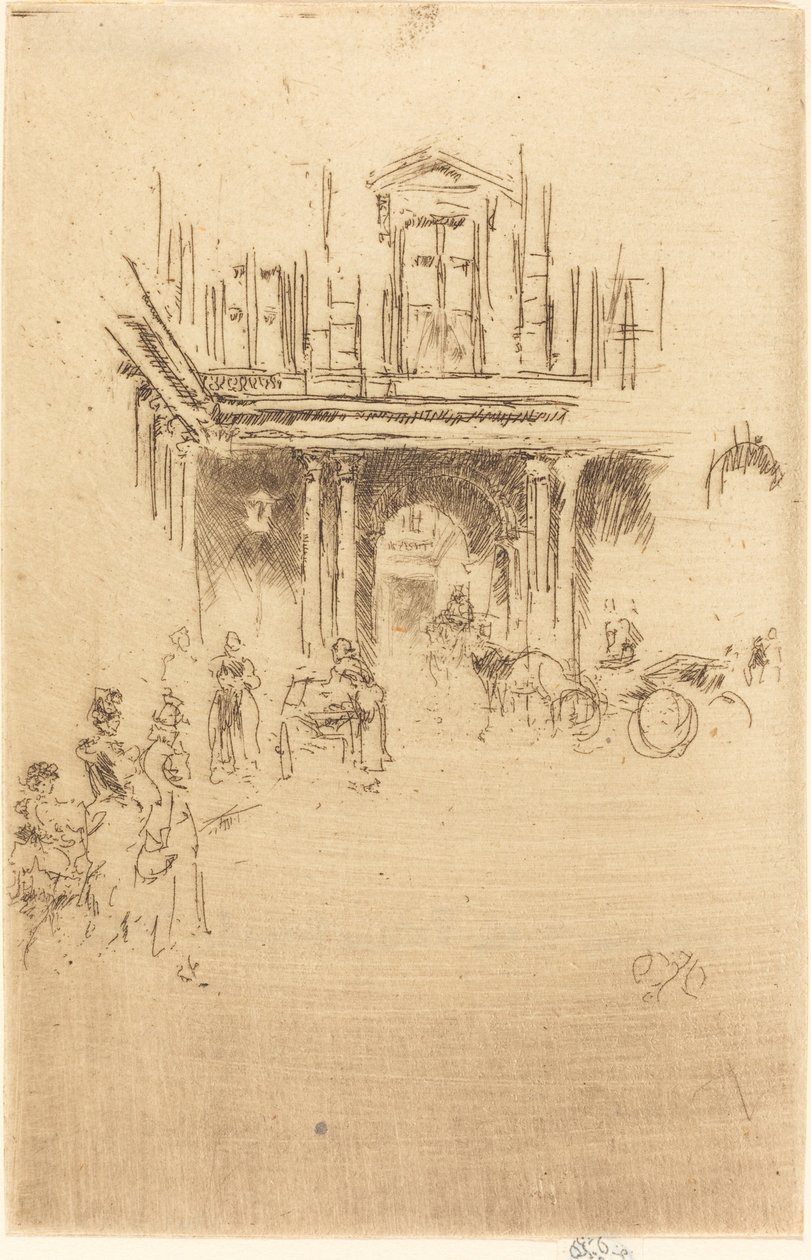 Palais Royalin kulma tekijältä James Abbott McNeill Whistler