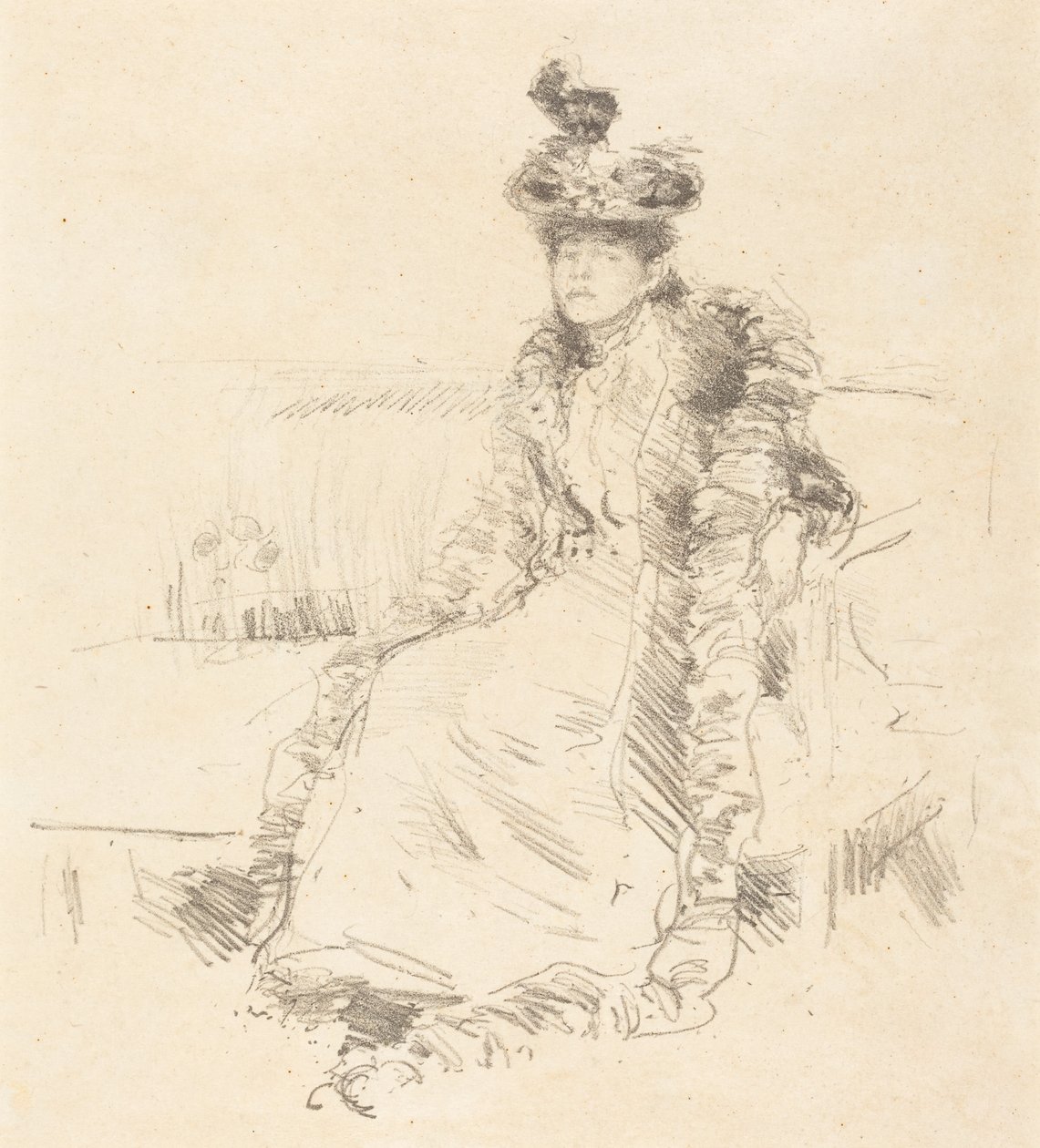 Istuva nainen tekijältä James McNeill Whistler