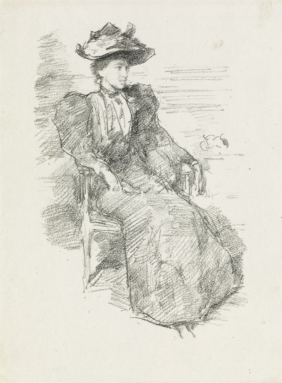Muotokuva: Mildred Howells tekijältä James Abbott McNeill Whistler