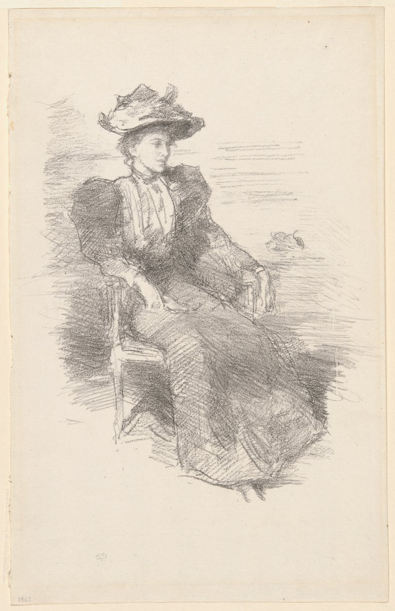 Muotokuva: Mildred Howells tekijältä James Abbott McNeill Whistler