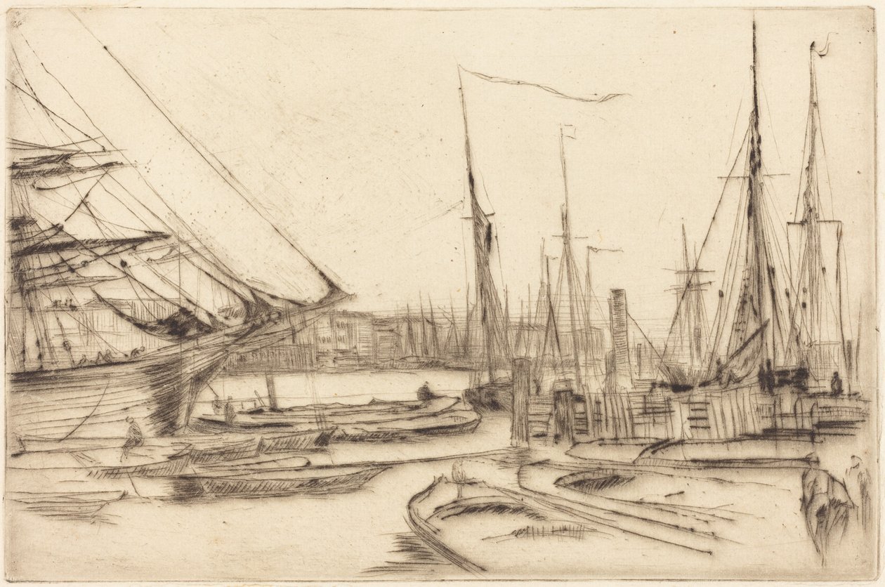 Kuvaus Billingsgatesta tekijältä James McNeill Whistler