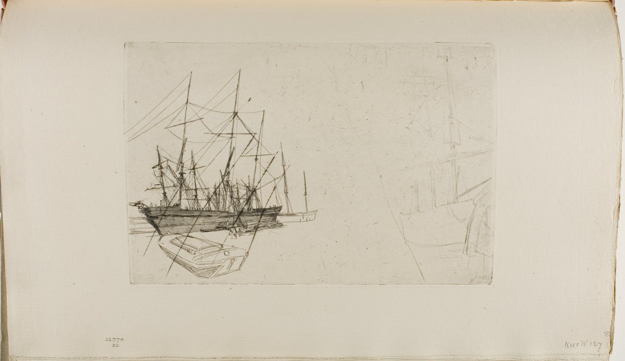 Luonnos lähetyksestä tekijältä James Abbott McNeill Whistler