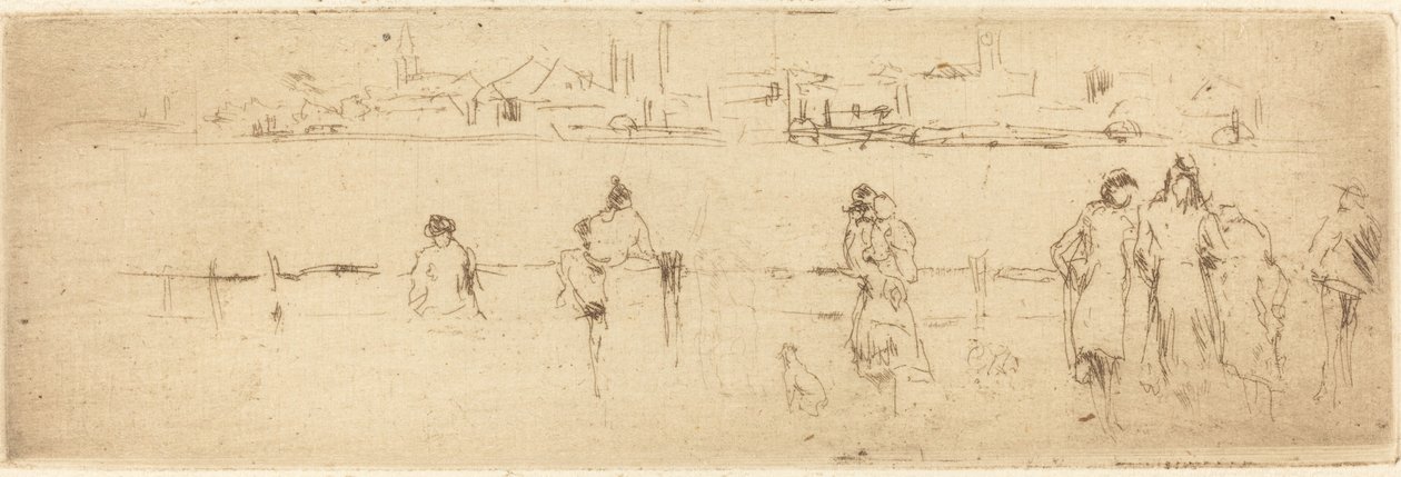 Luonnos pengerrestä tekijältä James Abbott McNeill Whistler