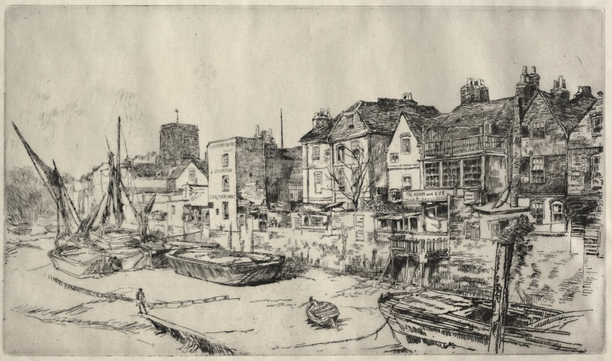 "Adam and Eve" -taverna, Old Chelsea tekijältä James McNeill Whistler