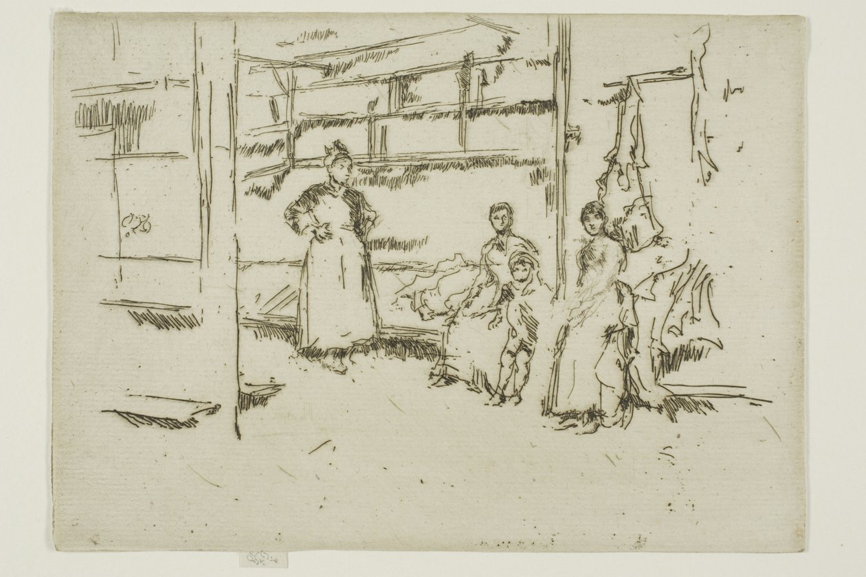 Myynnin jälkeen, Vaatteiden vaihto, Houndsditch tekijältä James Abbott McNeill Whistler