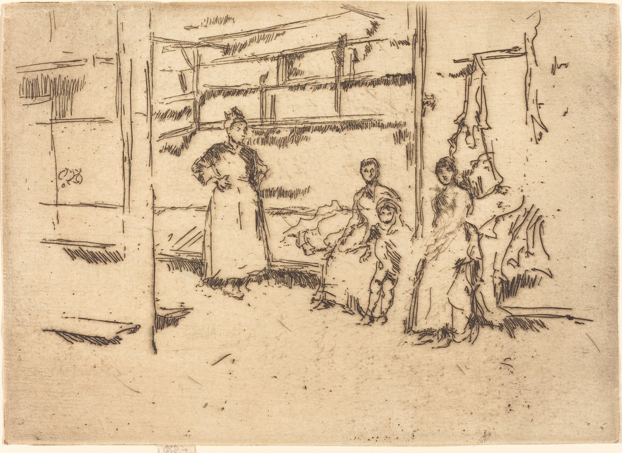 Myynnin jälkeen, Hounsditch tekijältä James Abbott McNeill Whistler