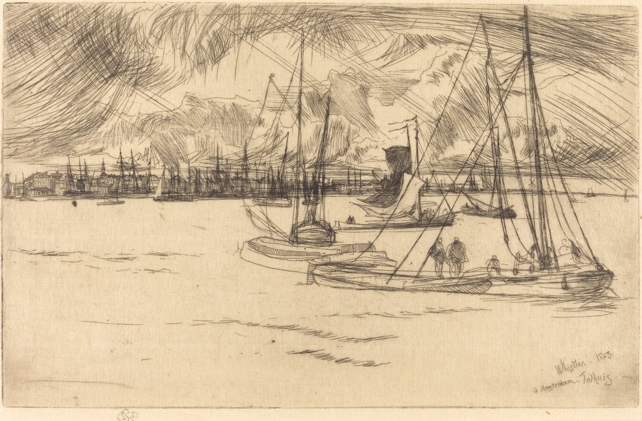 Amsterdam Tolhuisista tekijältä James Abbott McNeill Whistler