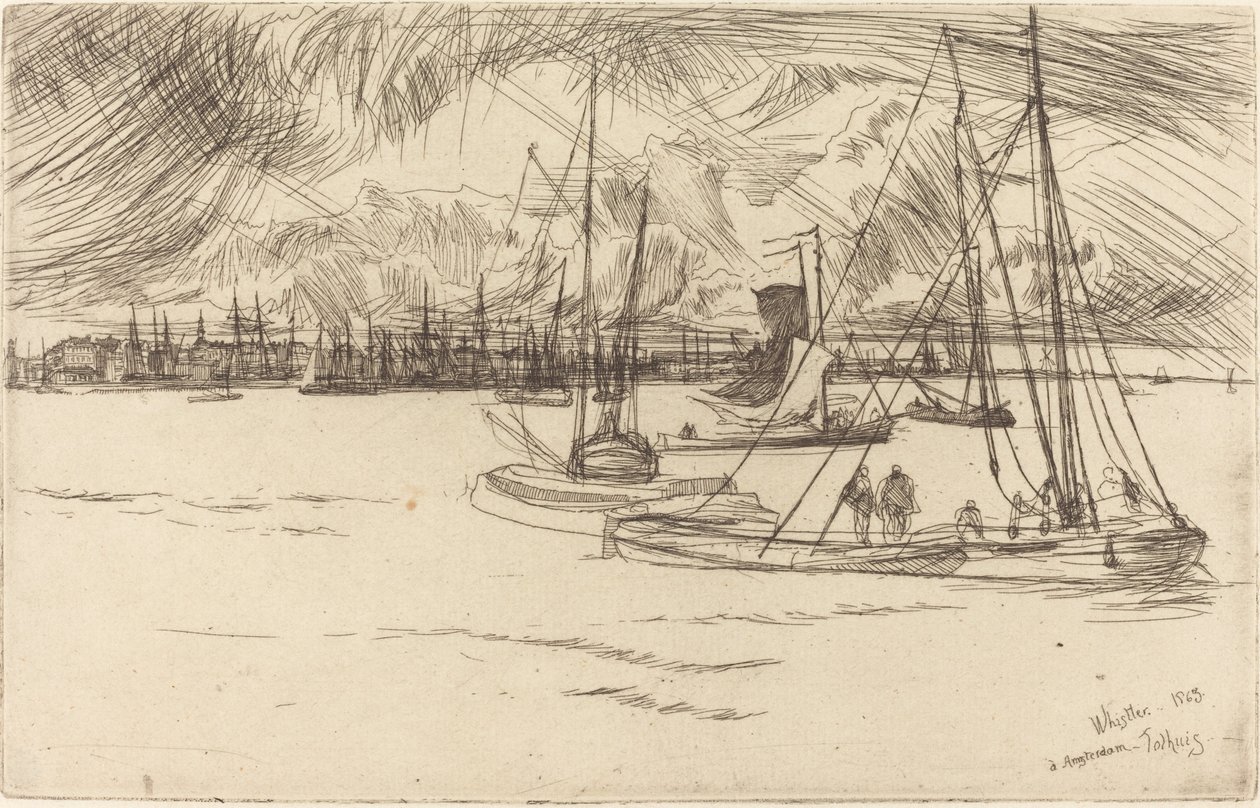Amsterdam Tolhuisista tekijältä James Abbott McNeill Whistler