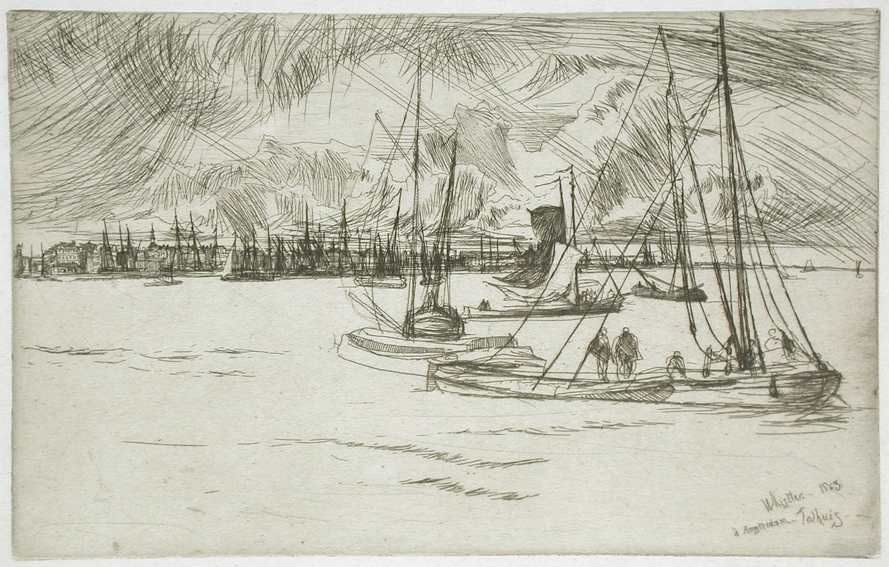 Amsterdam Tolhuisista nähtynä tekijältä James McNeill Whistler