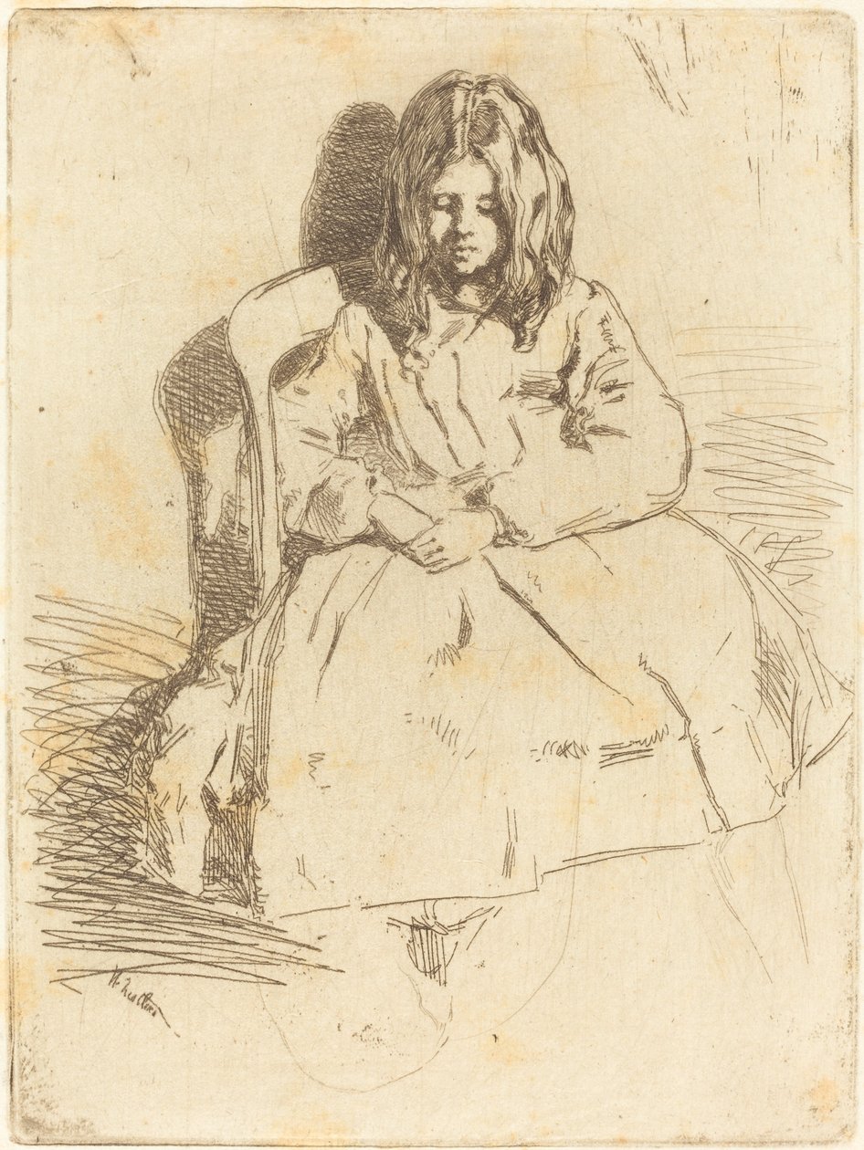 Annie istuu tekijältä James Abbott McNeill Whistler