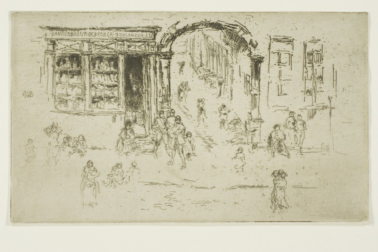 Archway, Bryssel tekijältä James Abbott McNeill Whistler