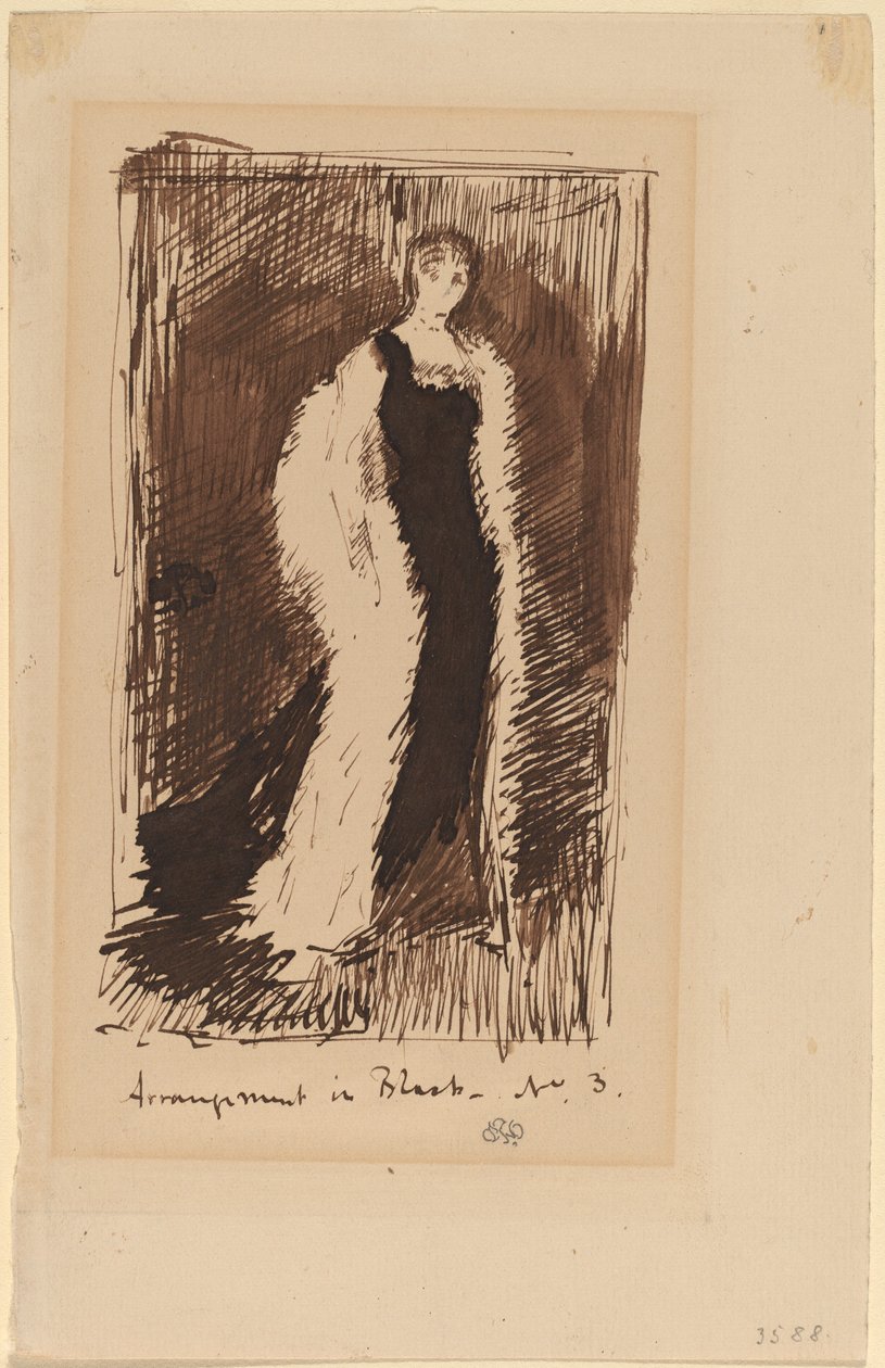 Sovitus mustana - nro 3 tekijältä James Abbott McNeill Whistler