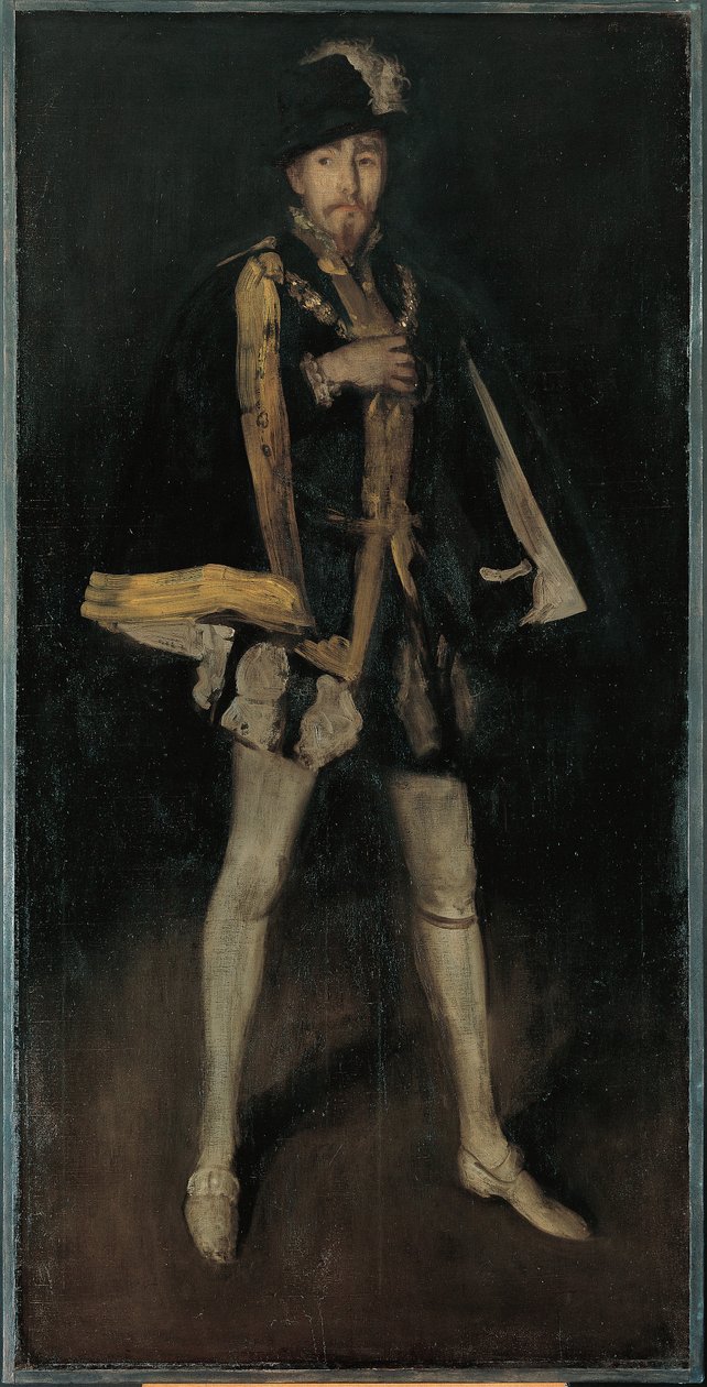 Sommitelma mustassa, nro 3: Sir Henry Irving Espanjan Filip II:na tekijältä James McNeill Whistler