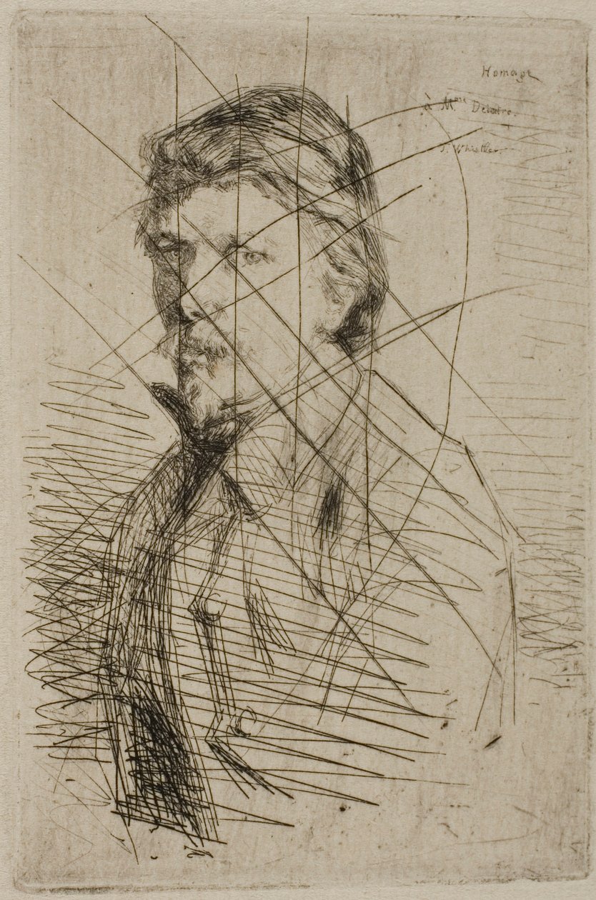 Auguste Delâtre, tulostin tekijältä James McNeill Whistler