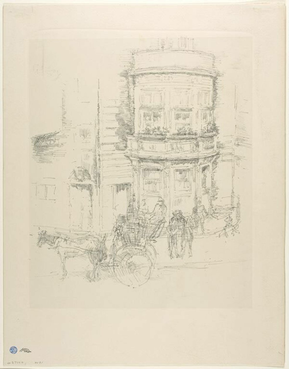 Gaiety-teatterin takaosa tekijältä James McNeill Whistler