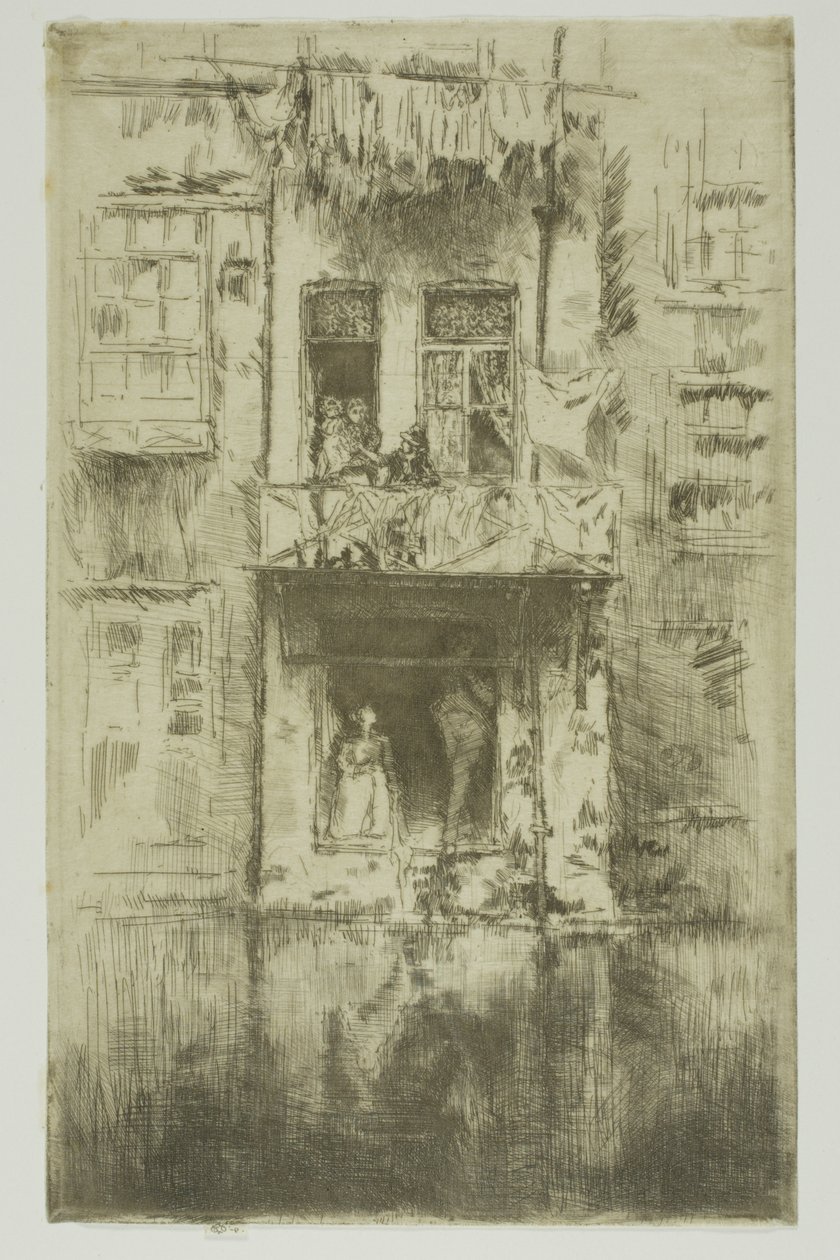 Parveke, Amsterdam tekijältä James Abbott McNeill Whistler