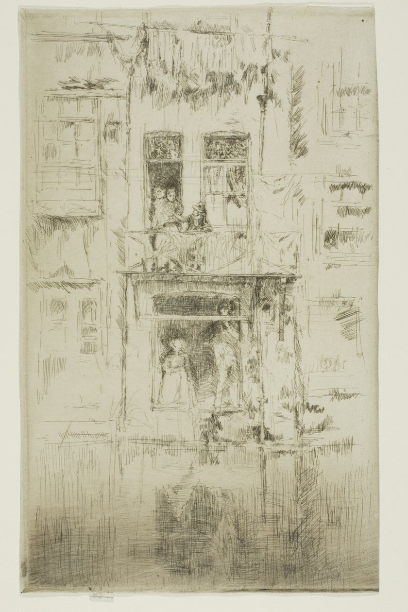Parveke, Amsterdam tekijältä James Abbott McNeill Whistler