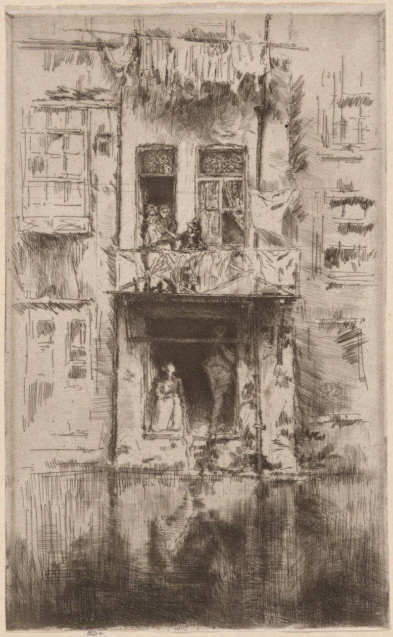 Parveke, Amsterdam tekijältä James Abbott McNeill Whistler