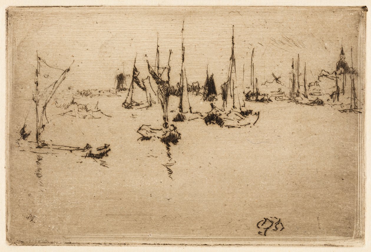 Proomut, Dordrecht tekijältä James Abbott McNeill Whistler
