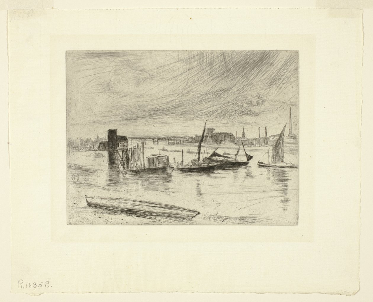 Battersea Dawn (Cadogan Pier) tekijältä James Abbott McNeill Whistler