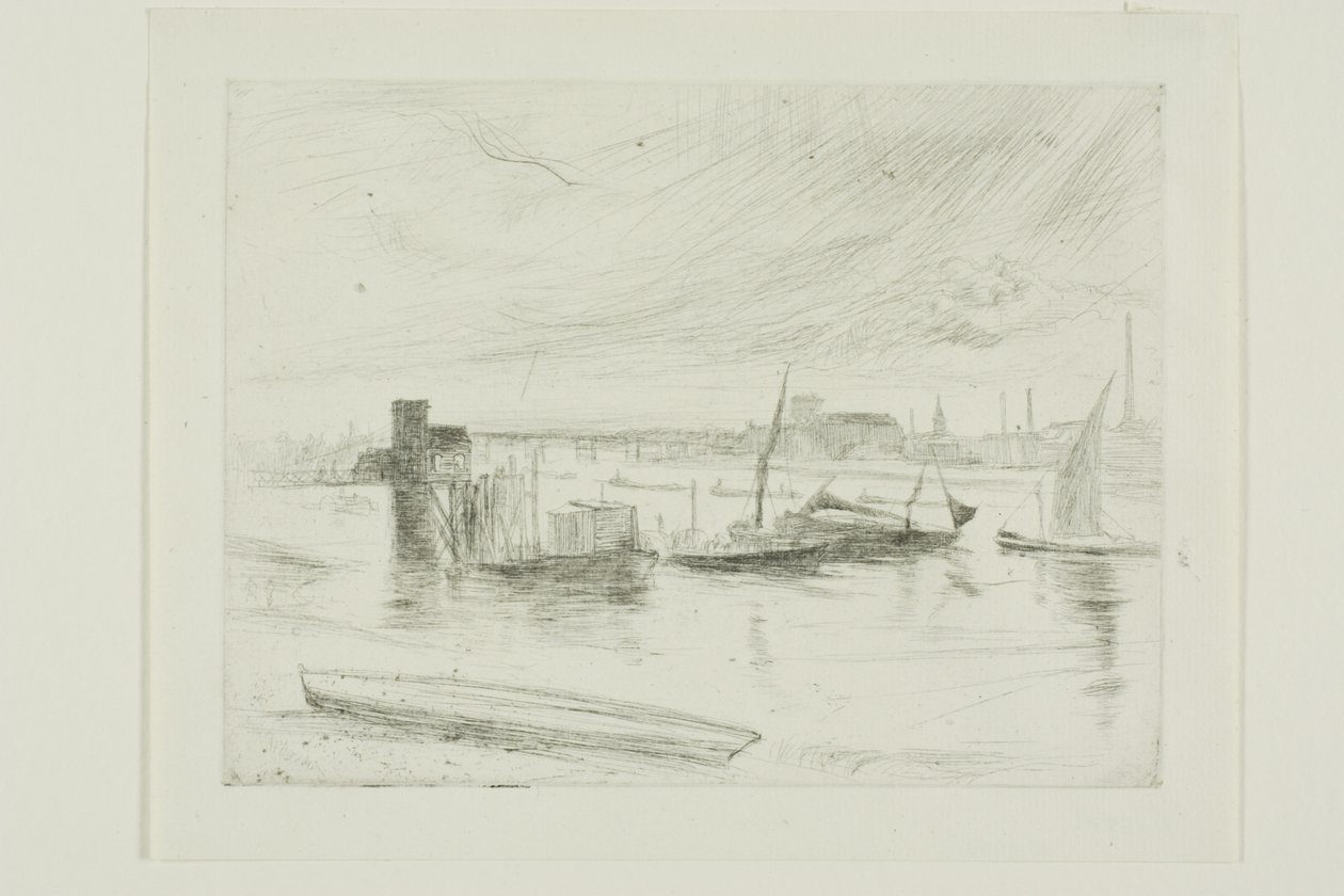 Battersea Dawn (Cadogan Pier) tekijältä James Abbott McNeill Whistler