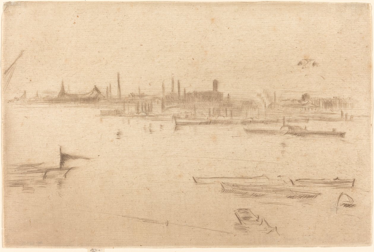 Battersea: Aamunkoitto tekijältä James Abbott McNeill Whistler