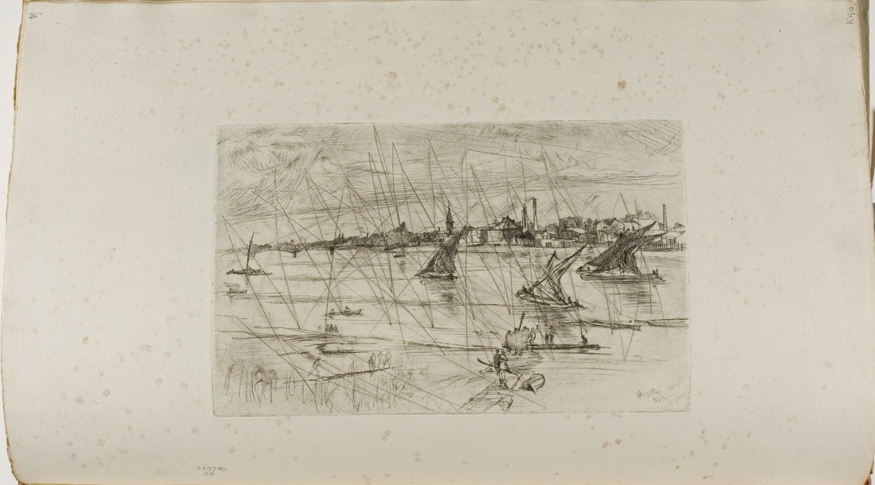Battersea Reach tekijältä James Abbott McNeill Whistler