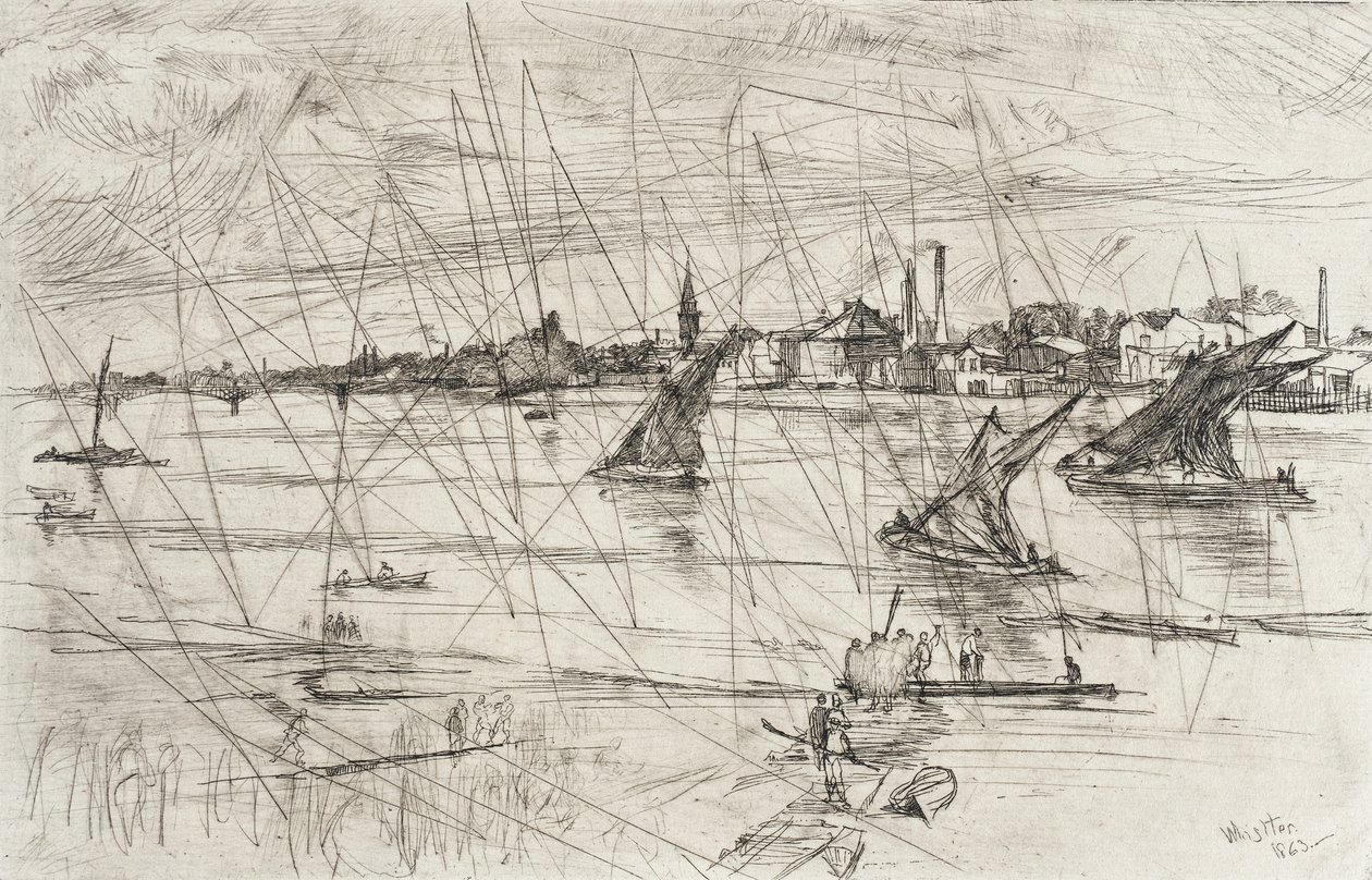 Battersean jokiosuus tekijältä James McNeill Whistler