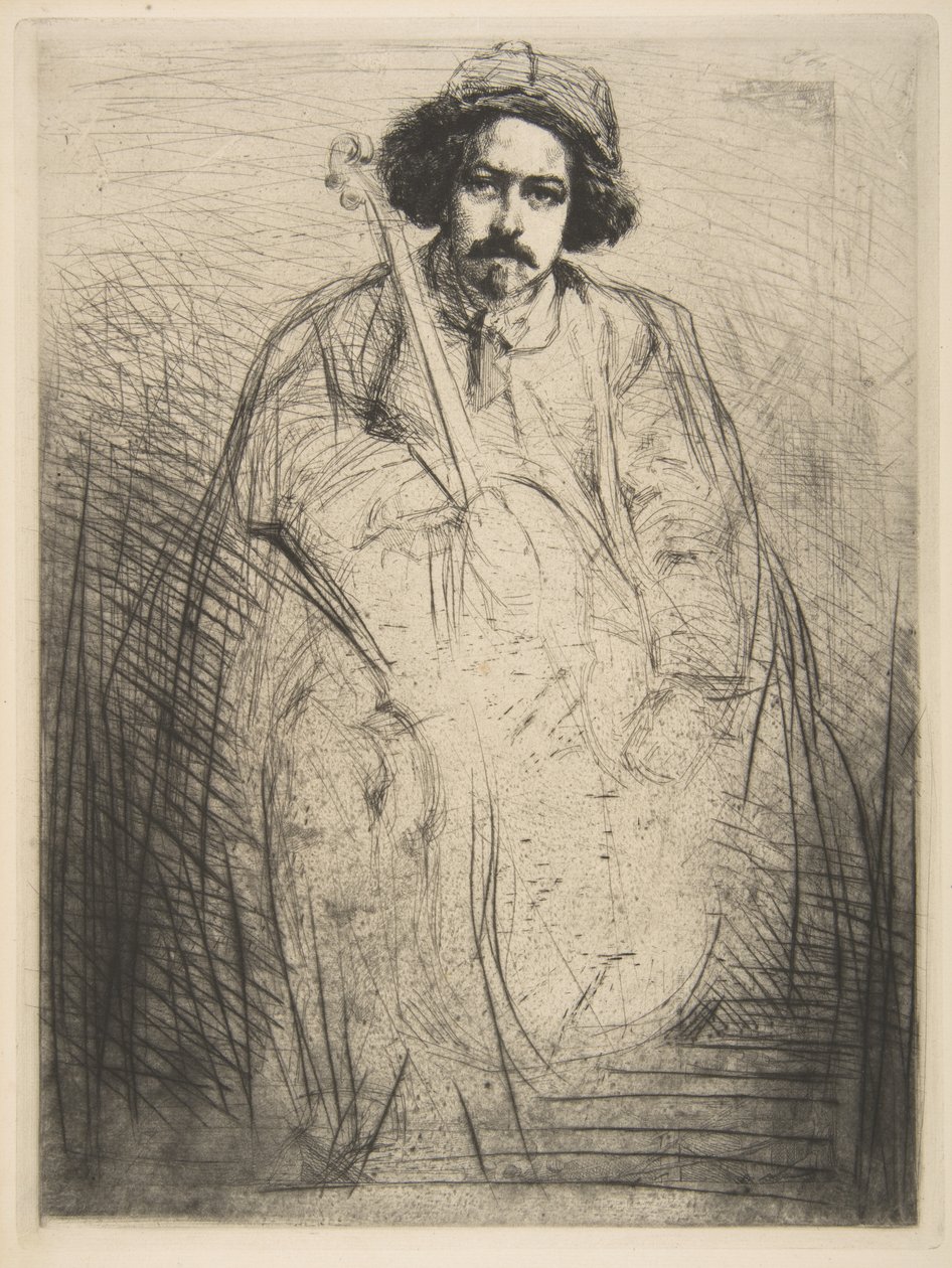 Becquet (J. Becquet, kuvanveistäjä) tekijältä James McNeill Whistler