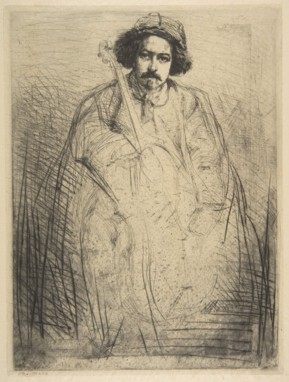 Becquet (J. Becquet, kuvanveistäjä) tekijältä James McNeill Whistler