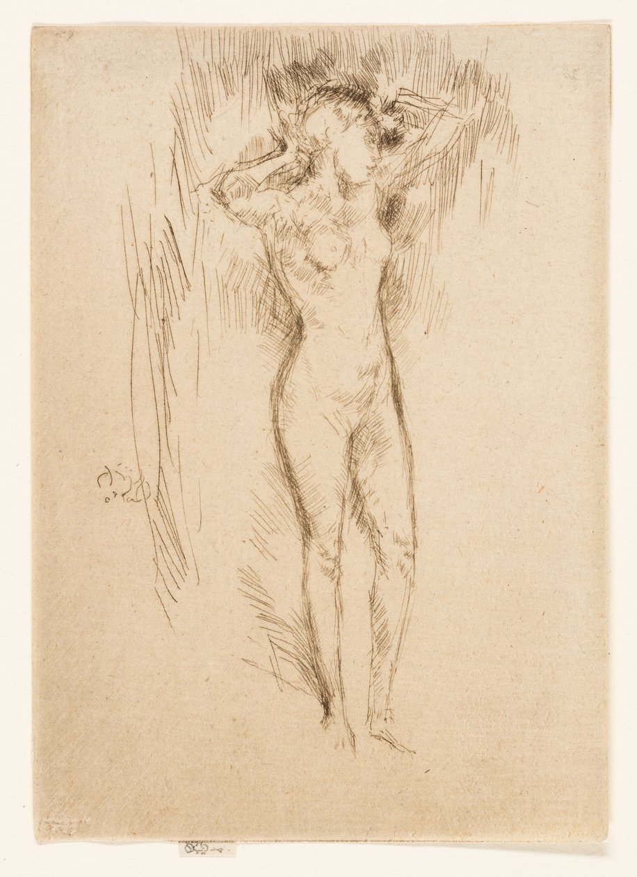 Hiusten sitominen tekijältä James Abbott McNeill Whistler