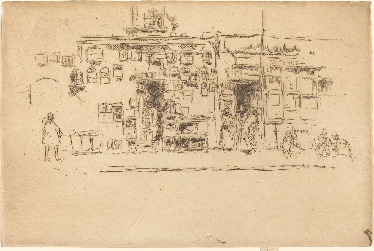 Lintuhäkit Chelsea tekijältä James Abbott McNeill Whistler