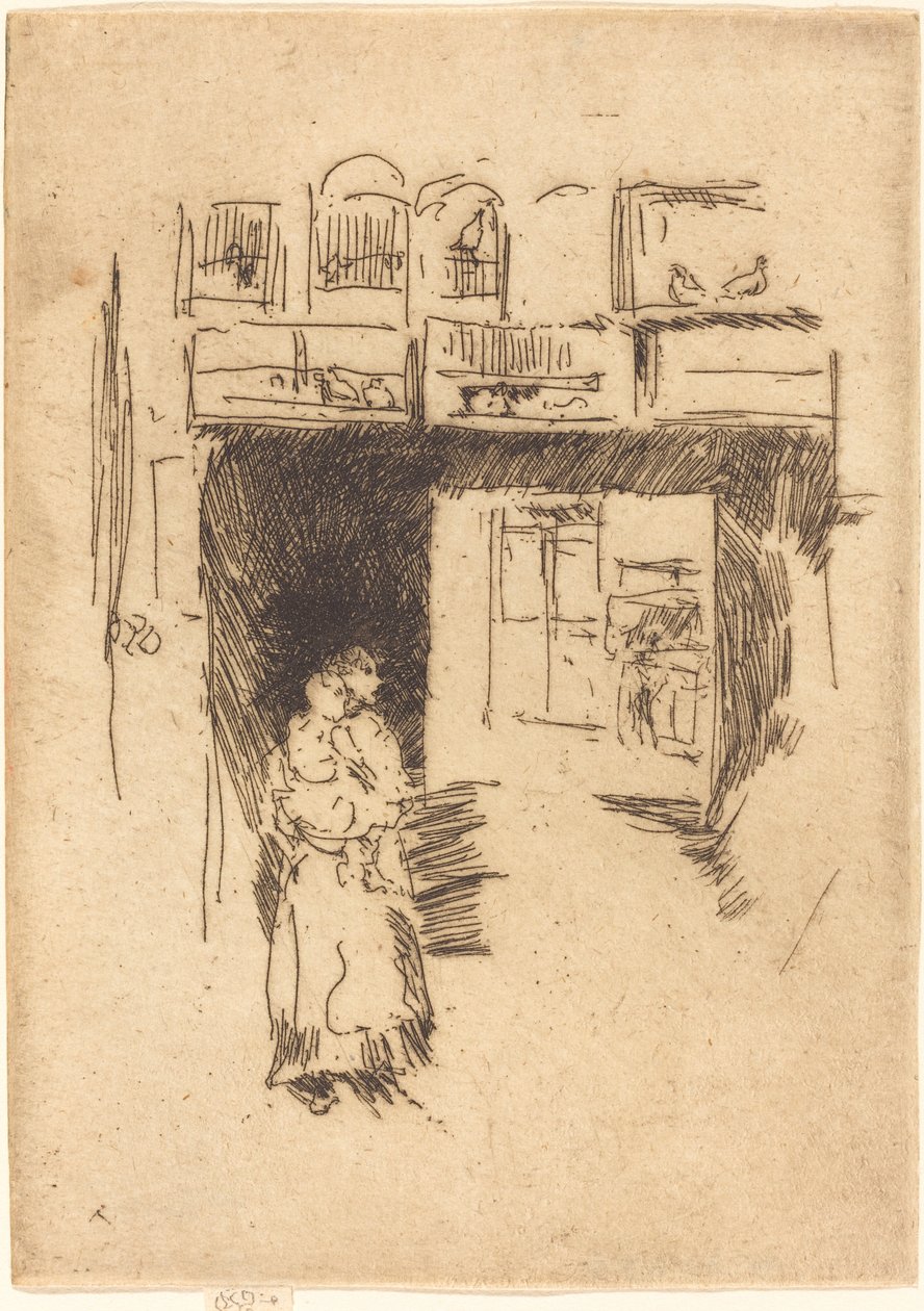Bird-Cages, Drury Lane tekijältä James Abbott McNeill Whistler