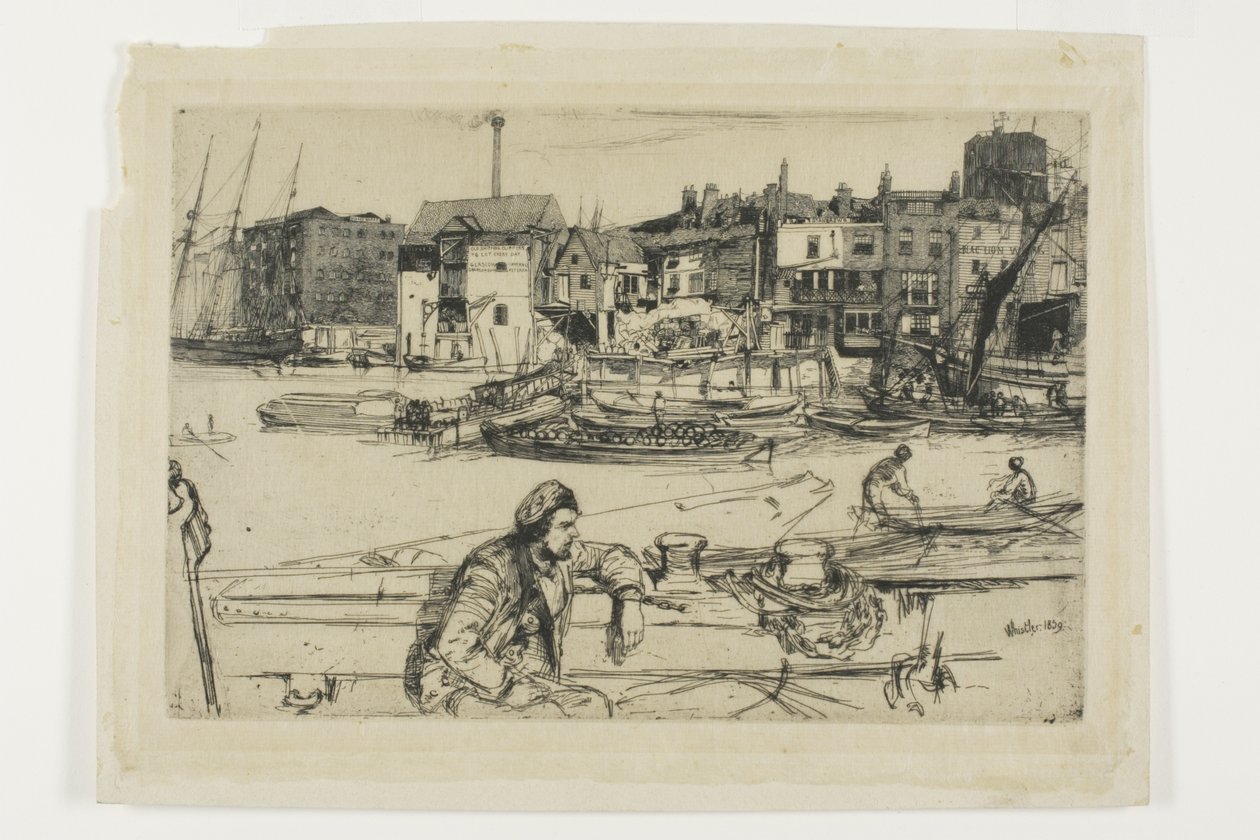 Black Lion Wharf tekijältä James Abbott McNeill Whistler