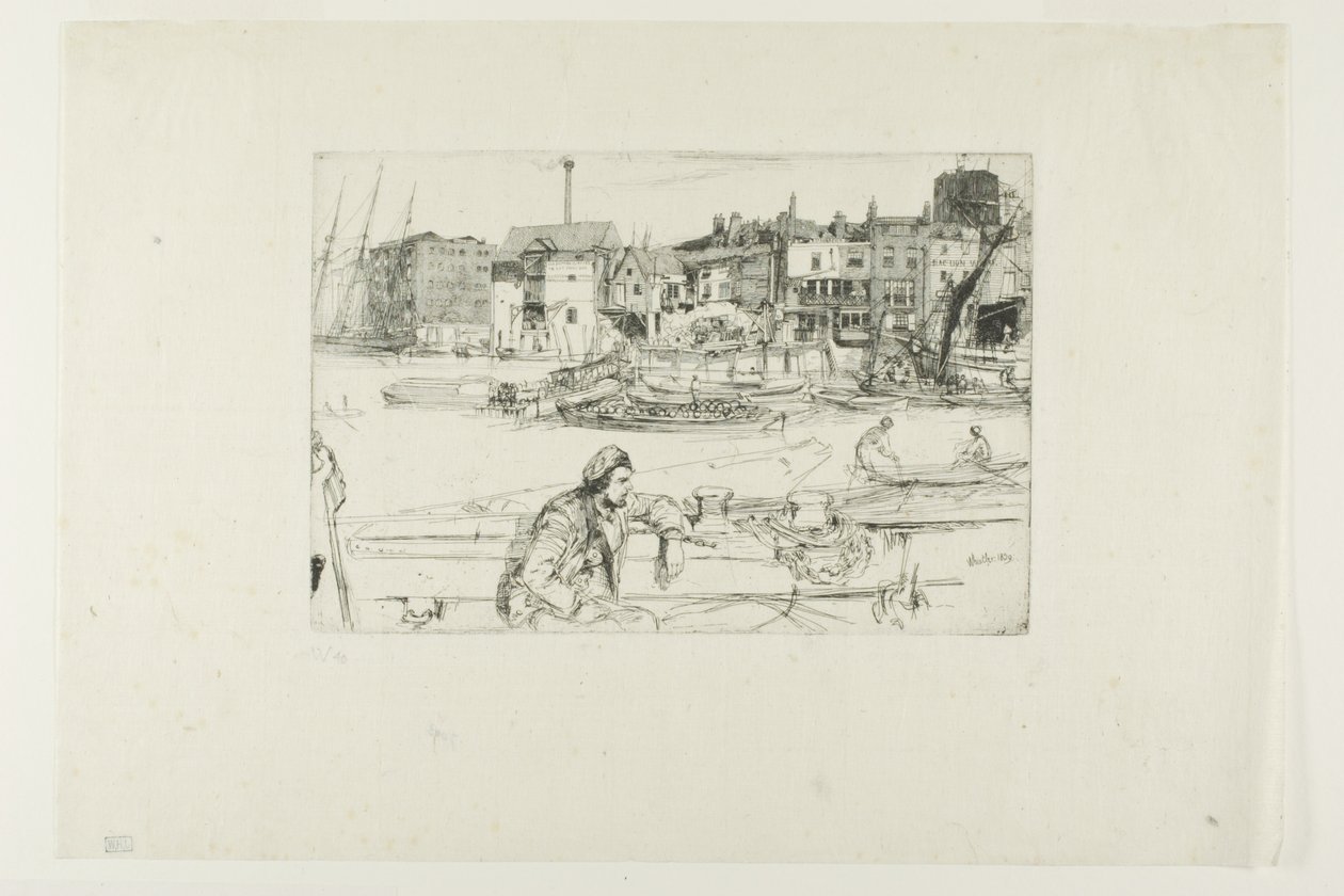 Black Lion Wharf tekijältä James McNeill Whistler