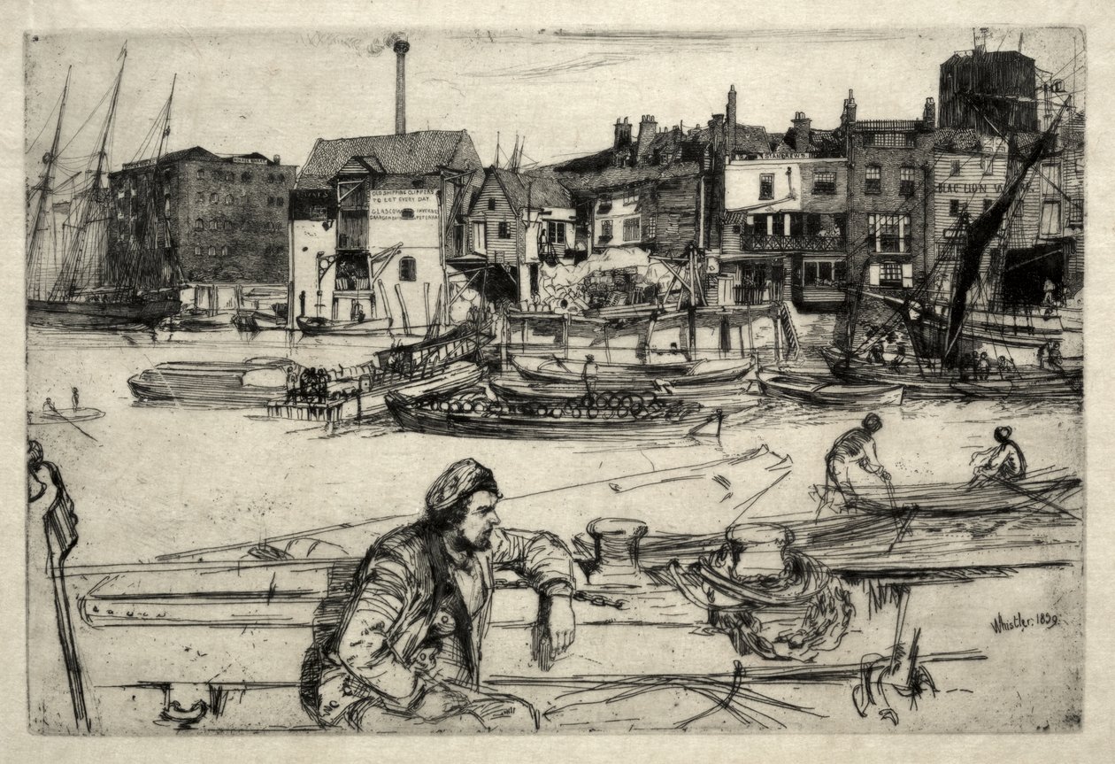 Black Lionin satama tekijältä James McNeill Whistler