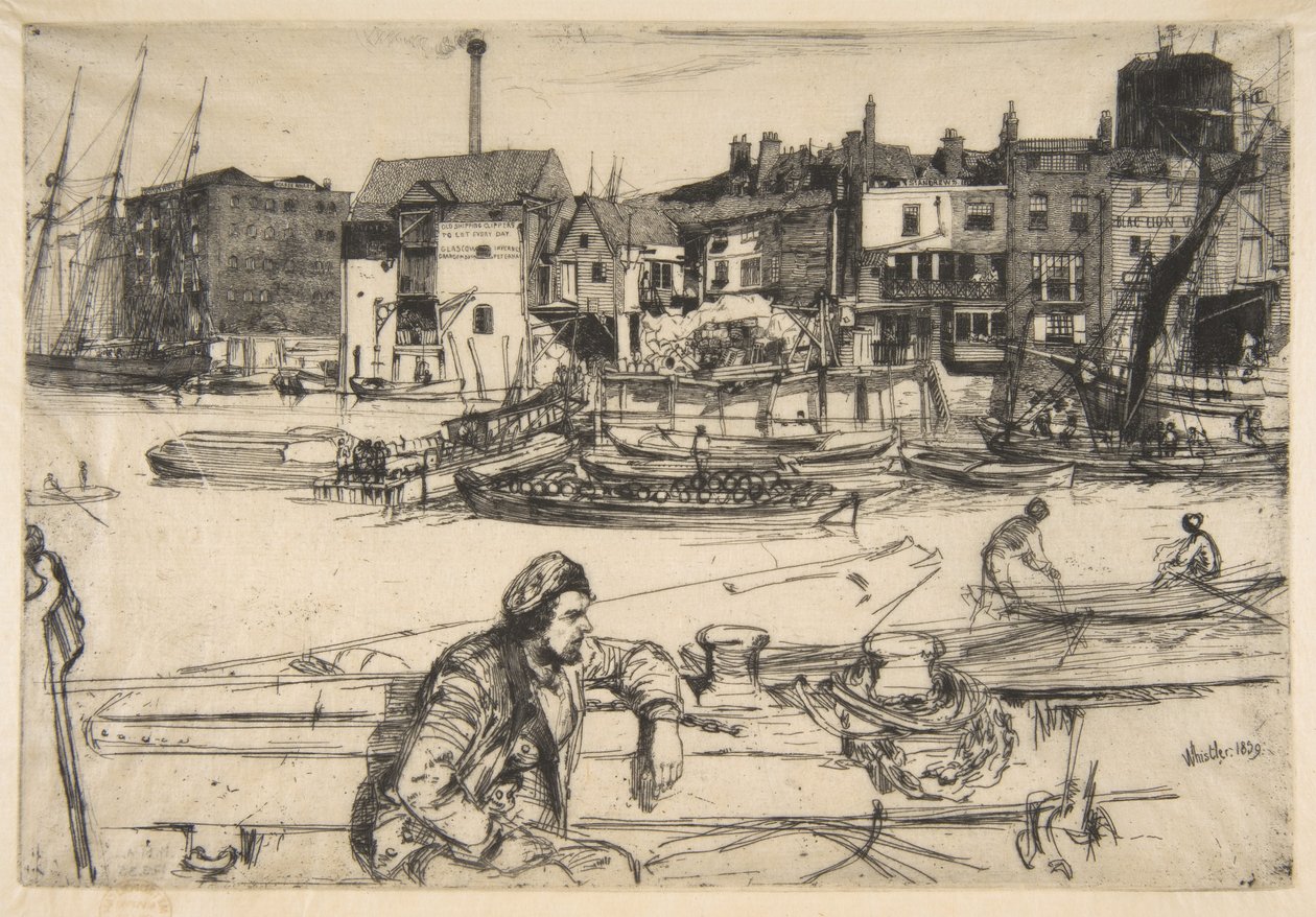 Black Lionin satama tekijältä James McNeill Whistler