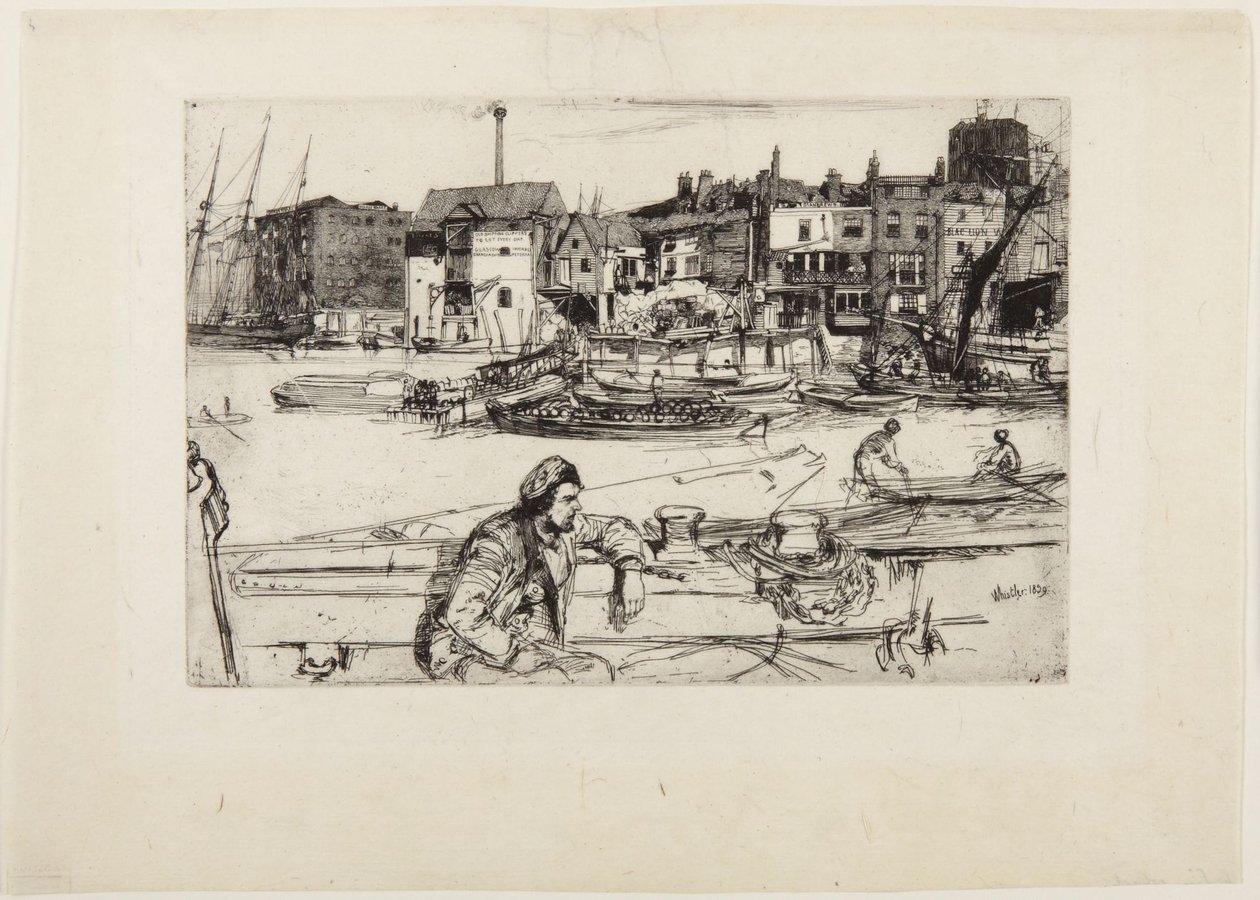 Black Lionin satama tekijältä James McNeill Whistler