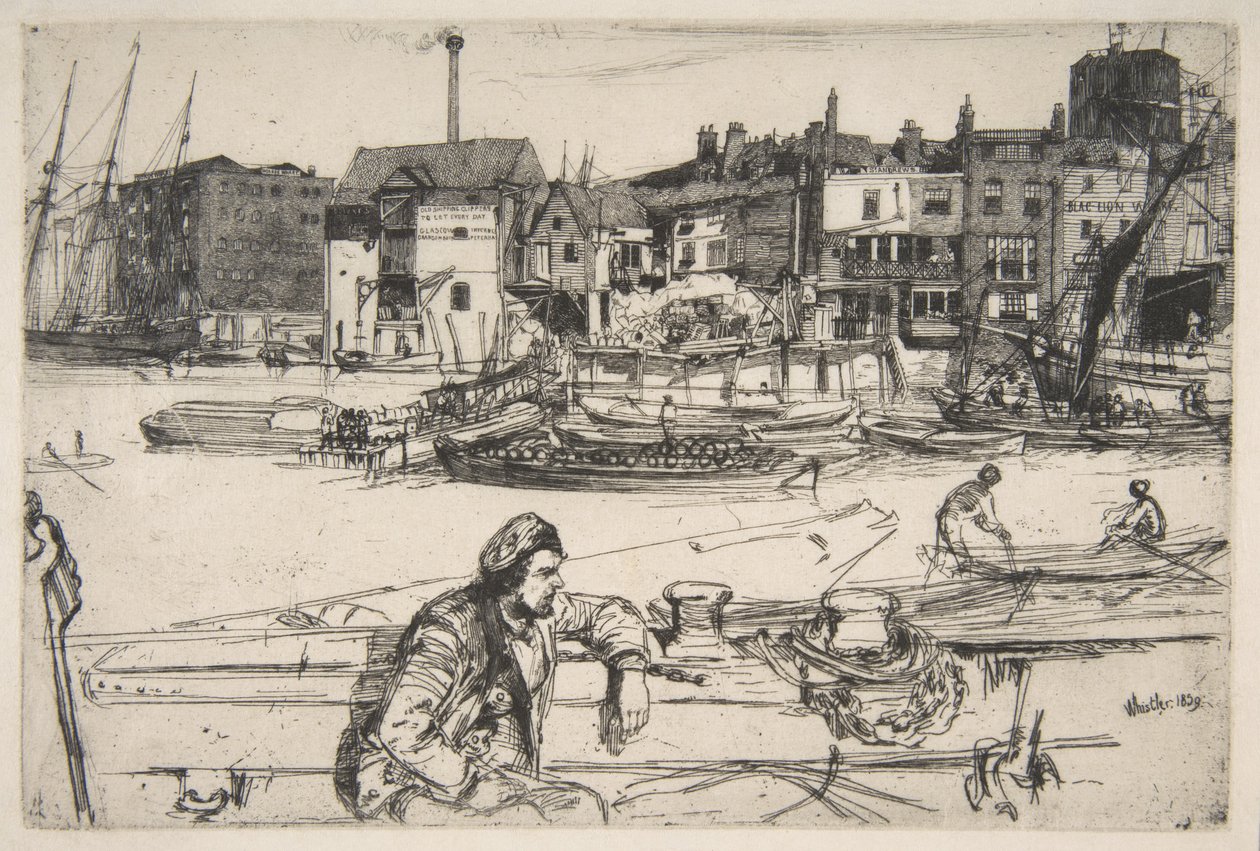 Black Lionin satama tekijältä James McNeill Whistler