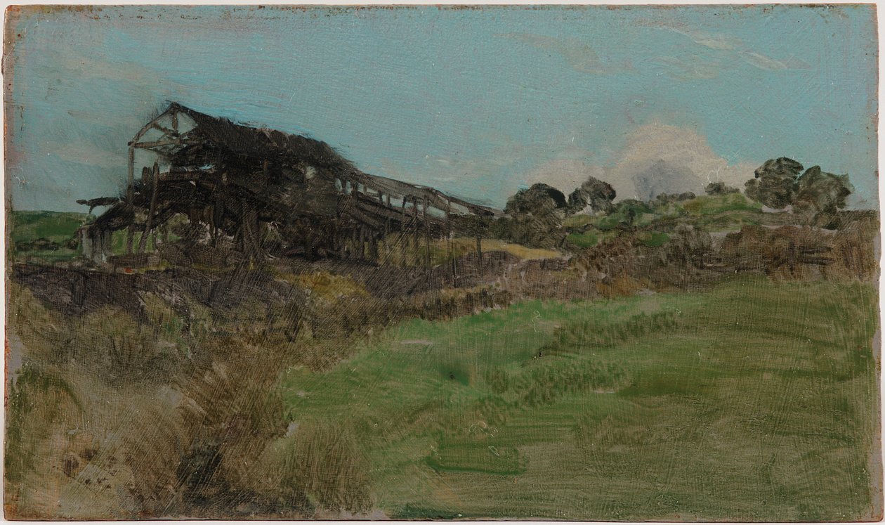 Sininen ja smaragdi: hiilikaivos tekijältä James Abbott McNeill Whistler