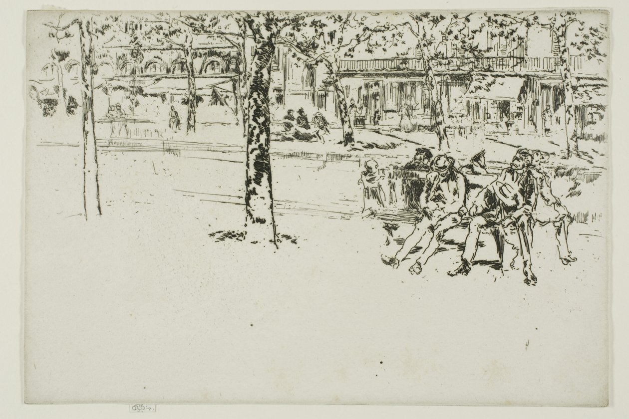 Boulevard Poissonniere, Pariisi tekijältä James McNeill Whistler