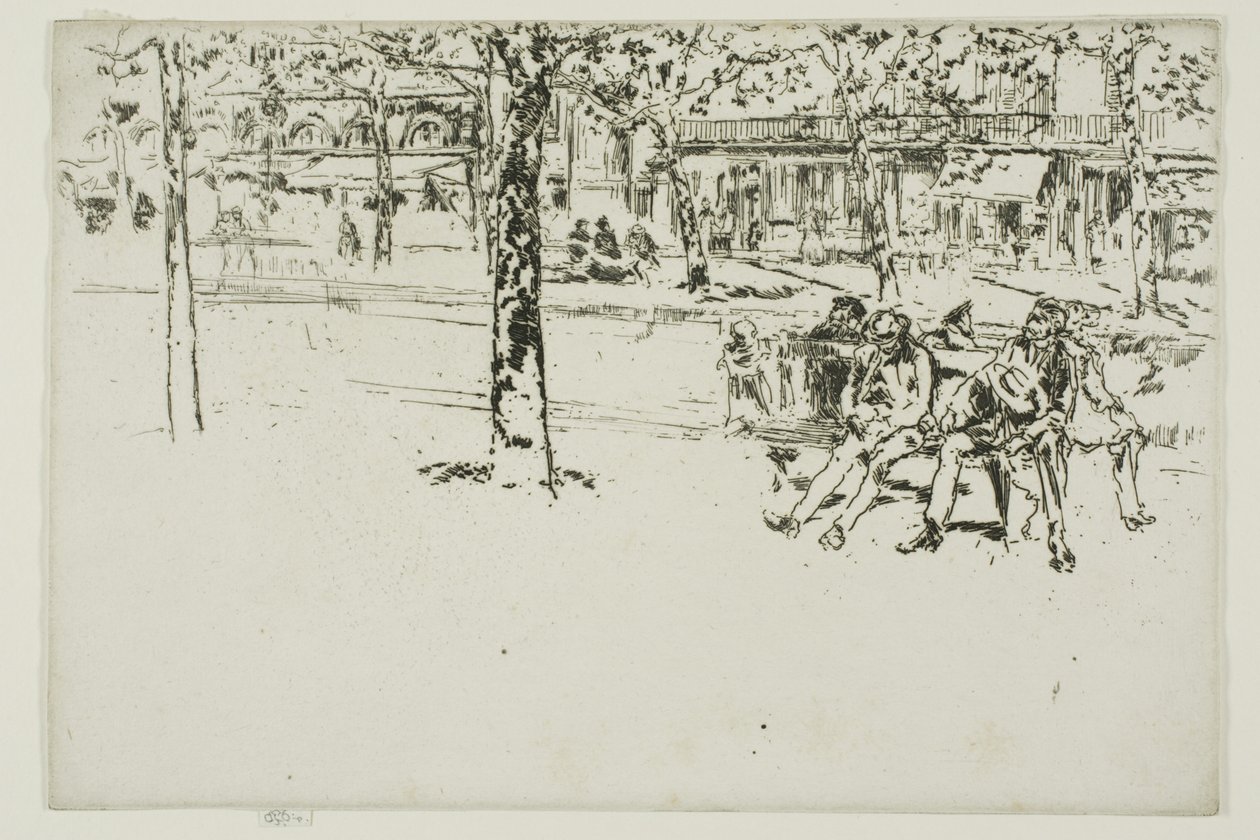 Boulevard Poissonniere, Pariisi tekijältä James Abbott McNeill Whistler