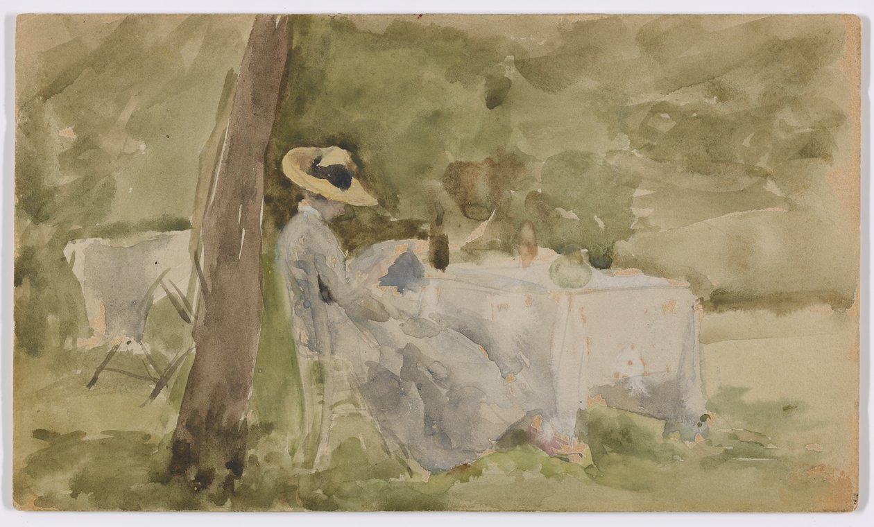 Aamiainen puutarhassa tekijältä James Abbott McNeill Whistler