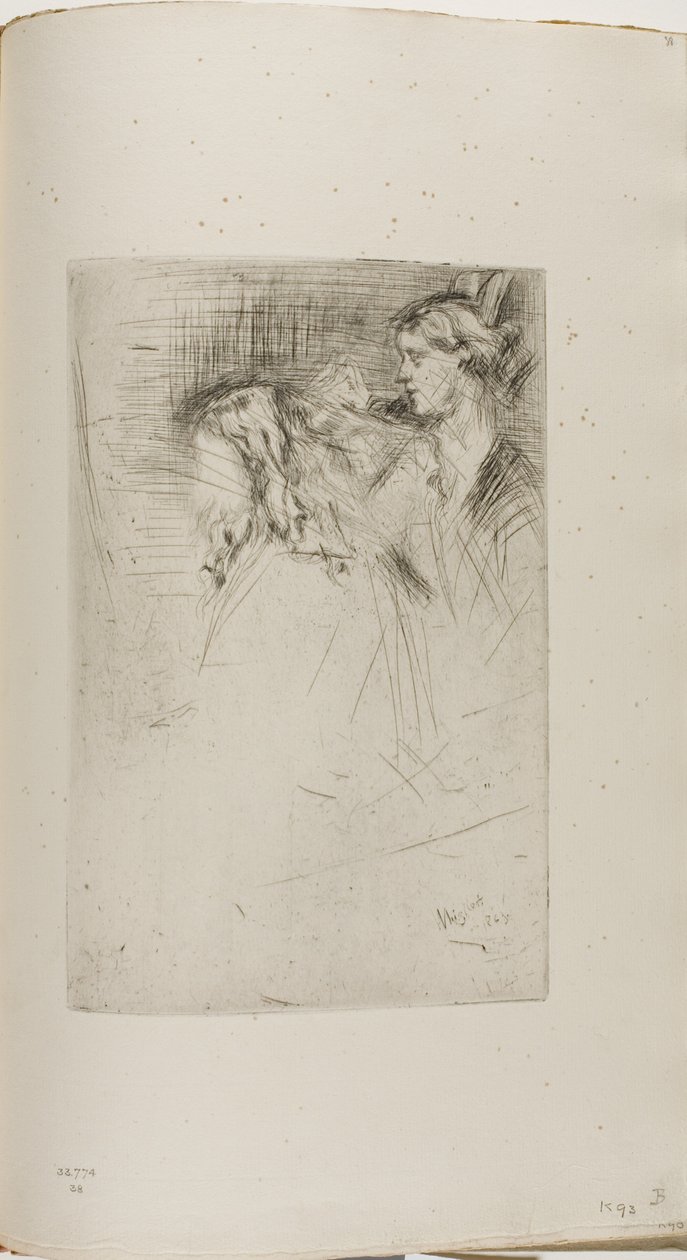 Hiusten harjaus tekijältä James Abbott McNeill Whistler