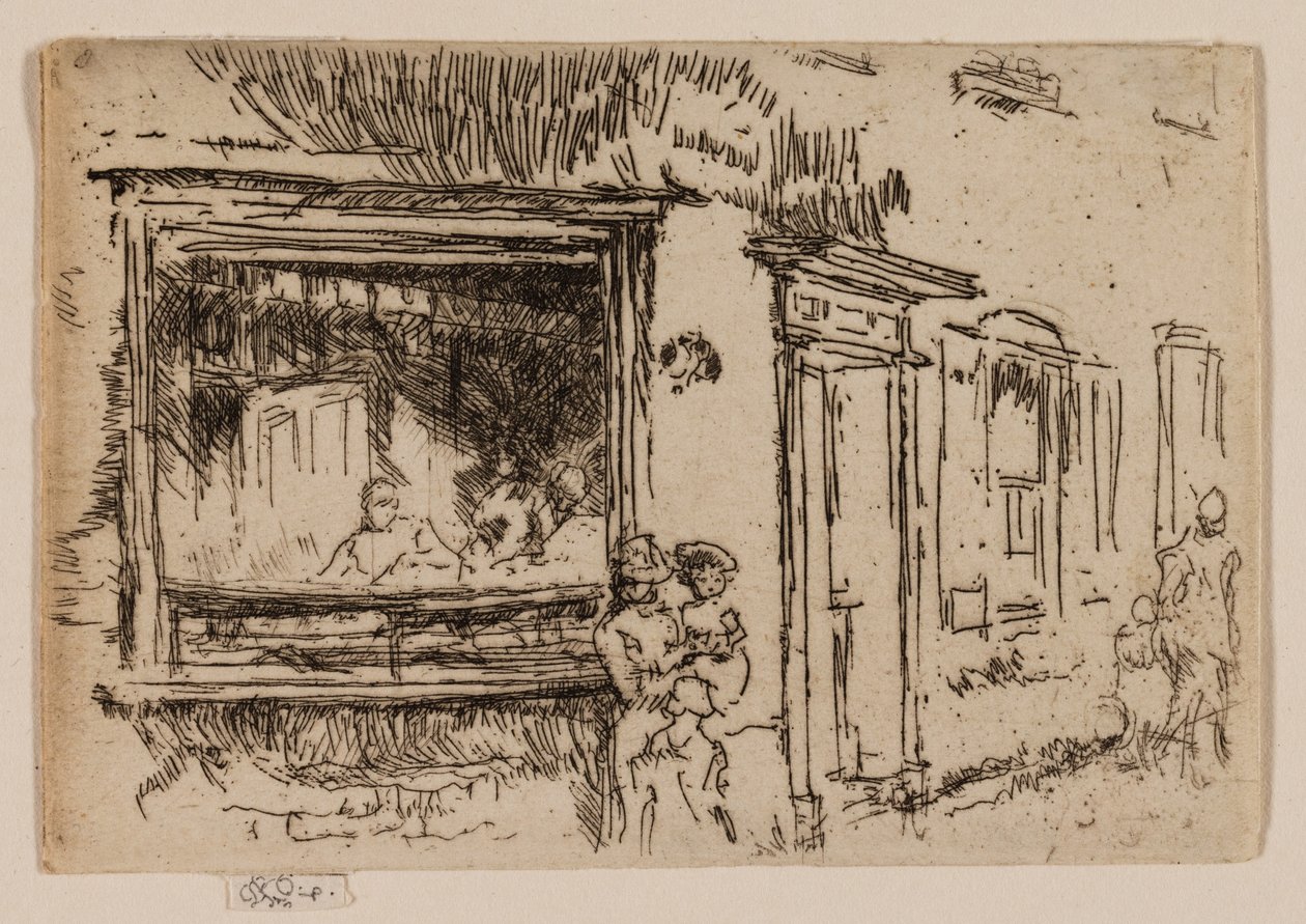 Lihakauppa, Sandwich, Kent tekijältä James McNeill Whistler