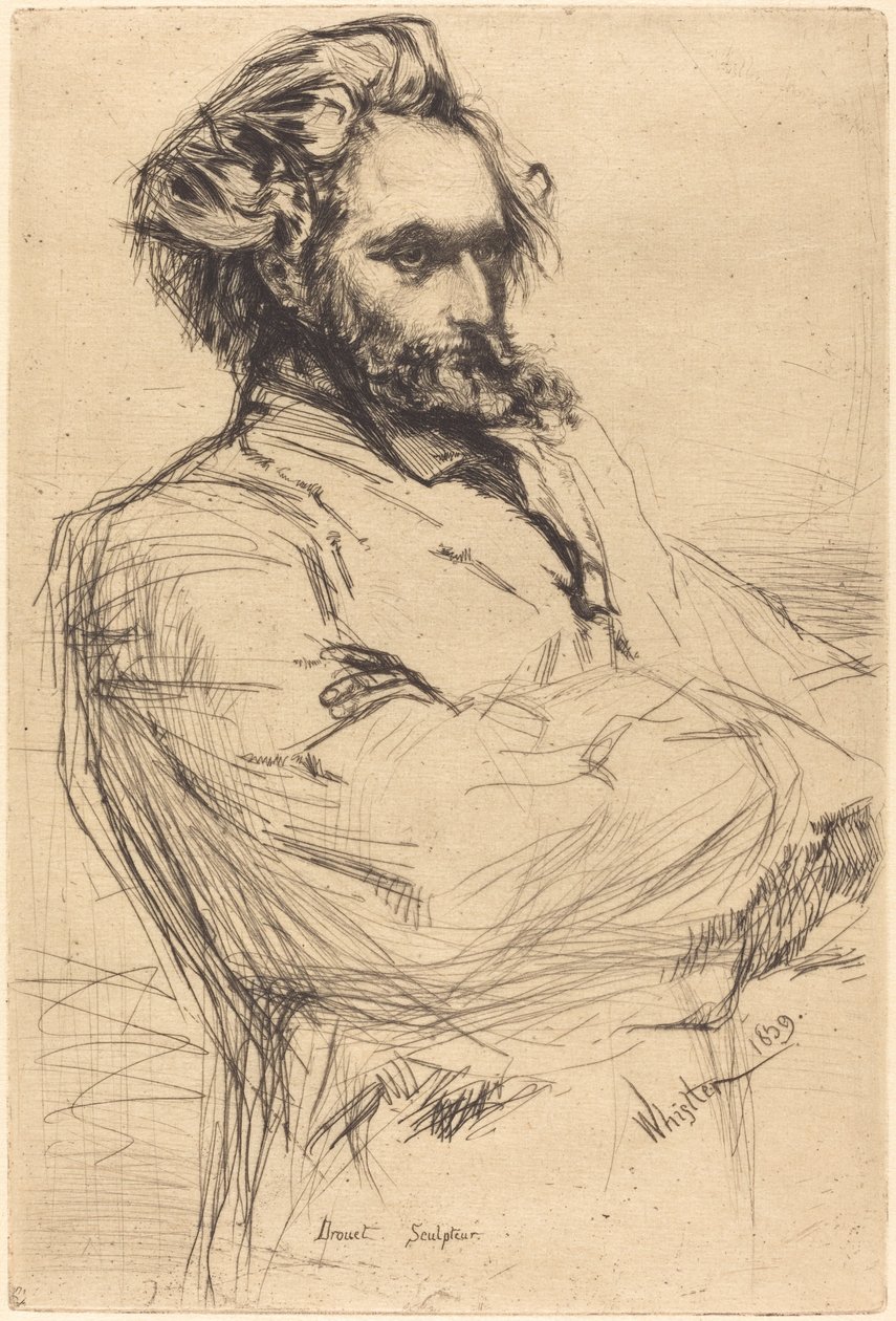 C.L. Drouet, kuvanveistäjä tekijältä James Abbott McNeill Whistler