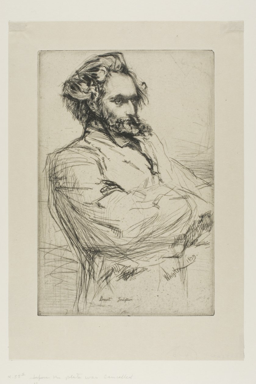 C.L. Drouet, kuvanveistäjä tekijältä James Abbott McNeill Whistler