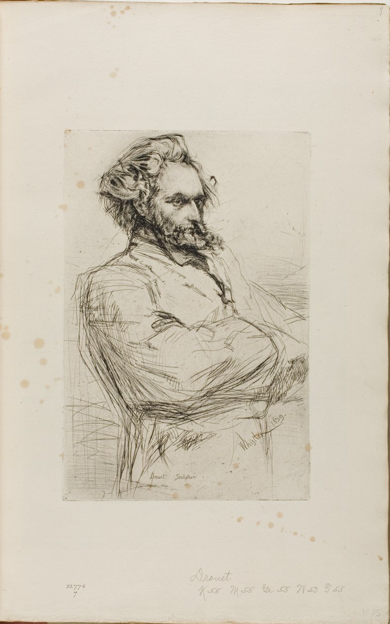 C.L. Drouet, kuvanveistäjä tekijältä James Abbott McNeill Whistler